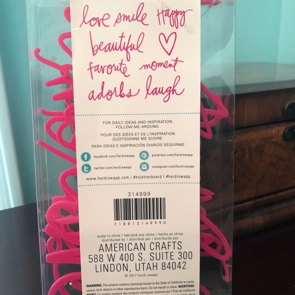 American Crafts Heidi Swapp Letterboard Words - Picture 3 of 5